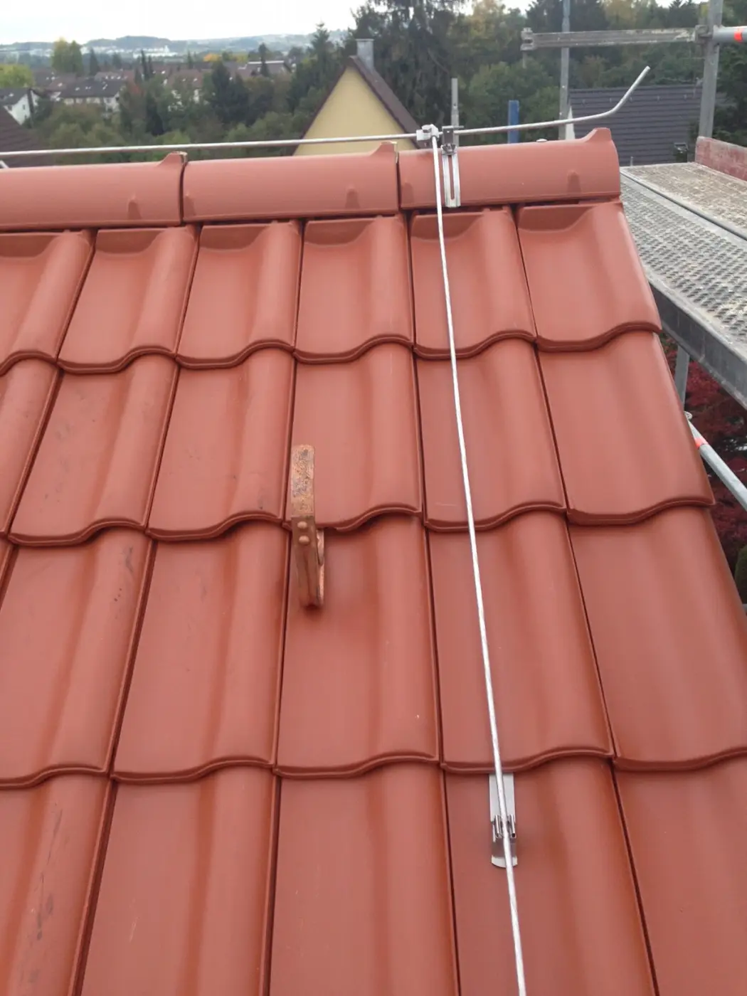 Eingedecktes Steildach