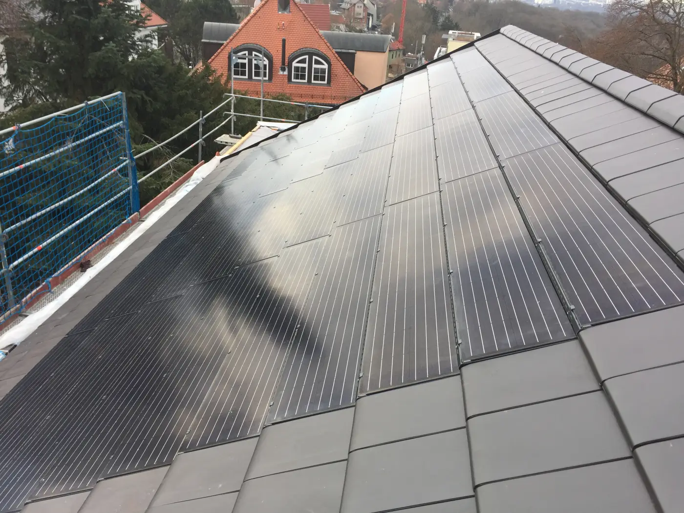 Solaranlage auf dem Steildach